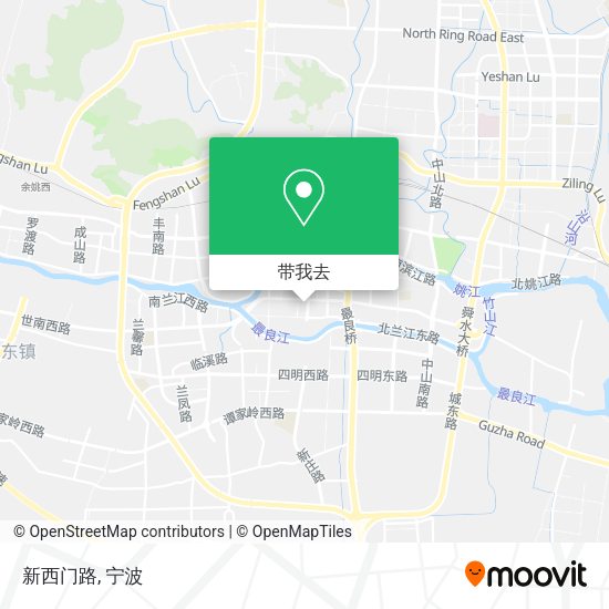 新西门路地图