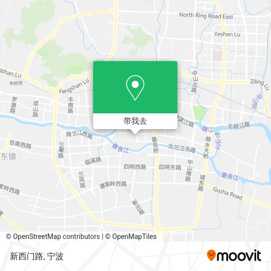 新西门路地图
