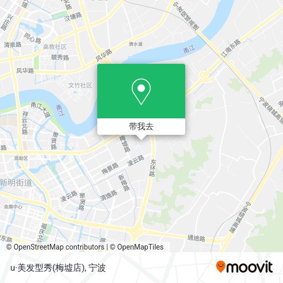 u·美发型秀(梅墟店)地图