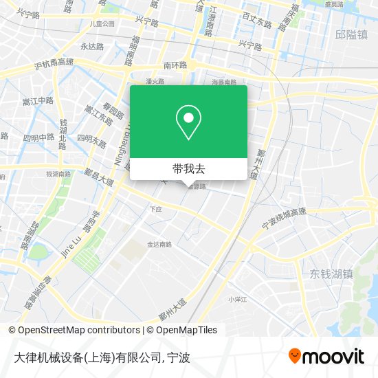 大律机械设备(上海)有限公司地图