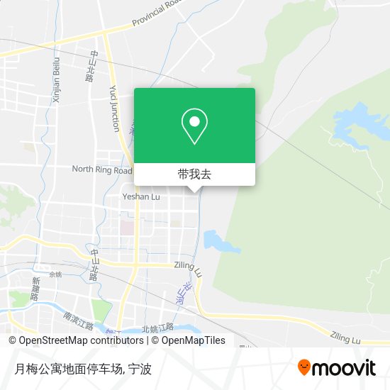 月梅公寓地面停车场地图