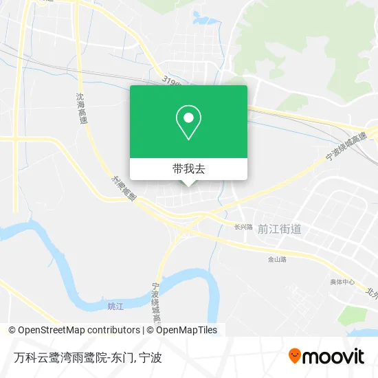 万科云鹭湾雨鹭院-东门地图