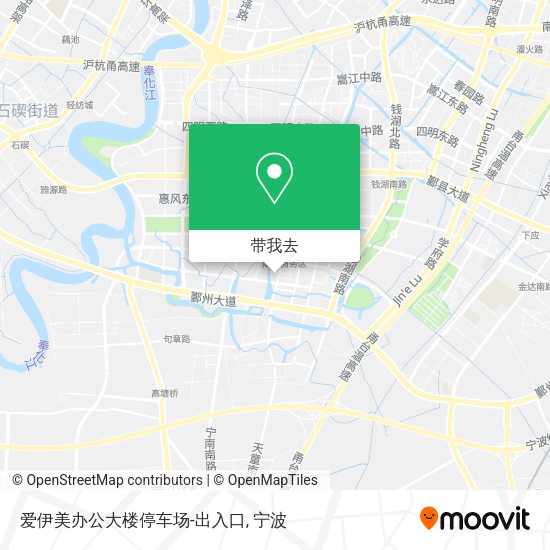 爱伊美办公大楼停车场-出入口地图
