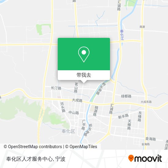 奉化区人才服务中心地图