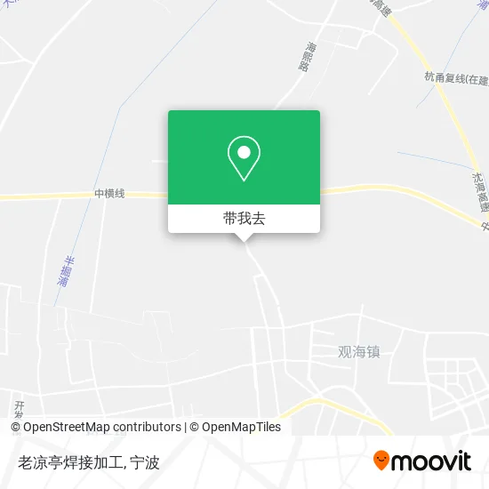 老凉亭焊接加工地图