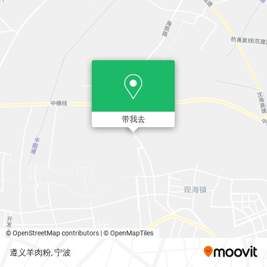 遵义羊肉粉地图