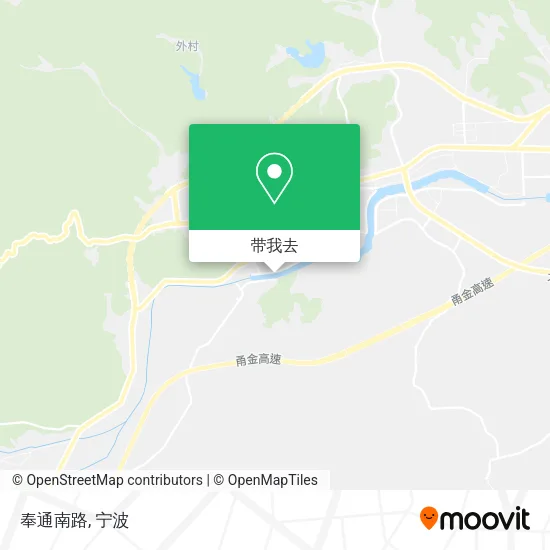 奉通南路地图