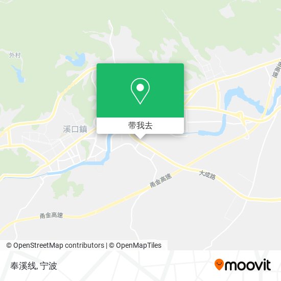 奉溪线地图