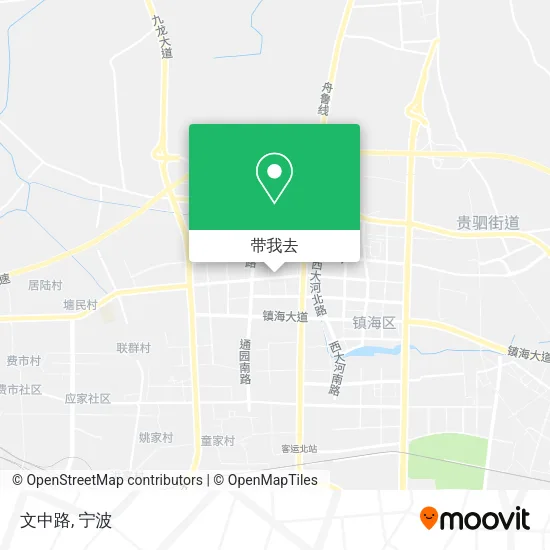 文中路地图