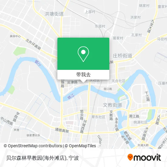 贝尔森林早教园(海外滩店)地图