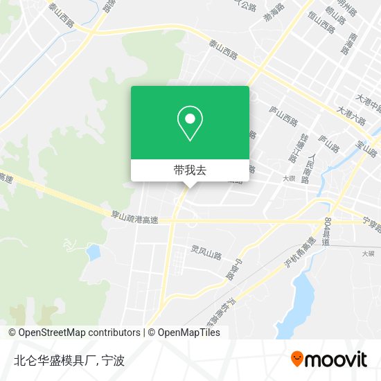 北仑华盛模具厂地图