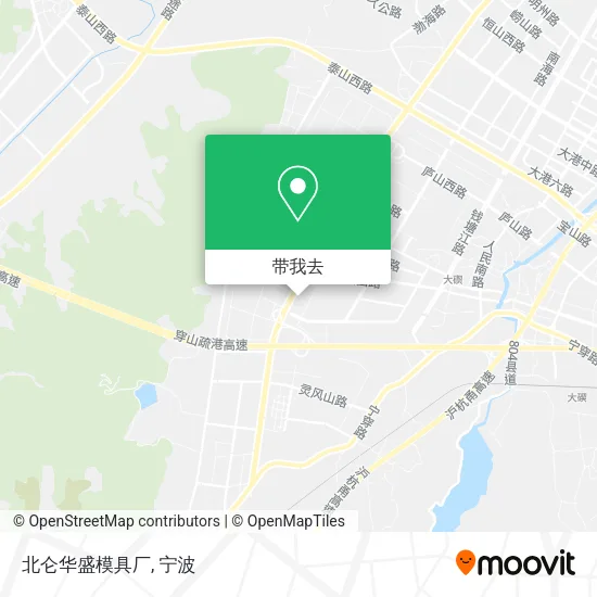北仑华盛模具厂地图