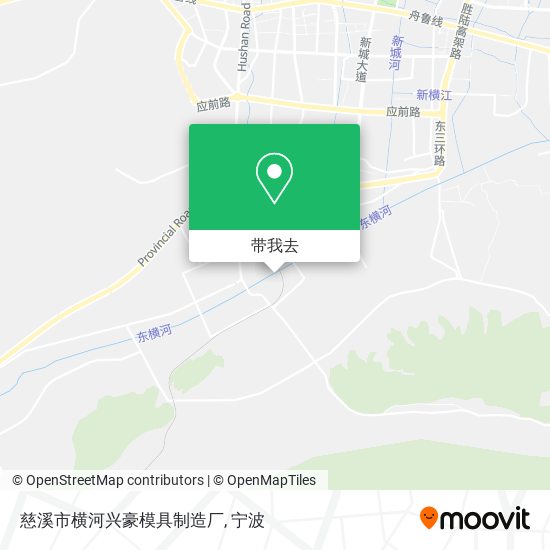 慈溪市横河兴豪模具制造厂地图