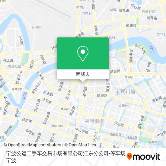 宁波公运二手车交易市场有限公司江东分公司-停车场地图