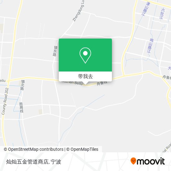 灿灿五金管道商店地图