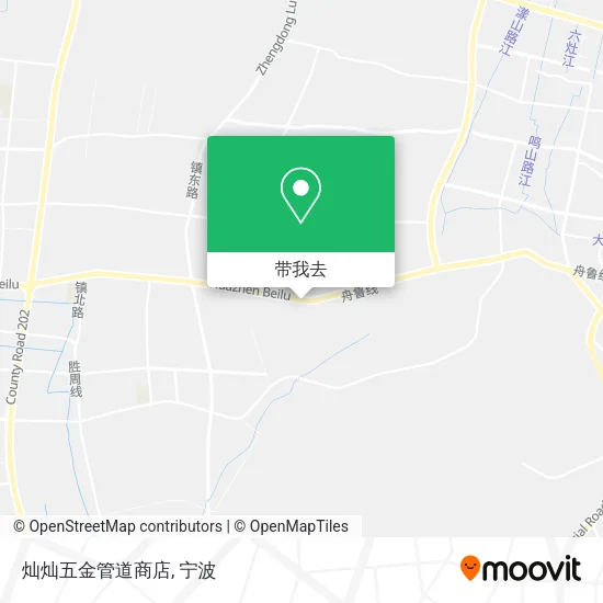 灿灿五金管道商店地图