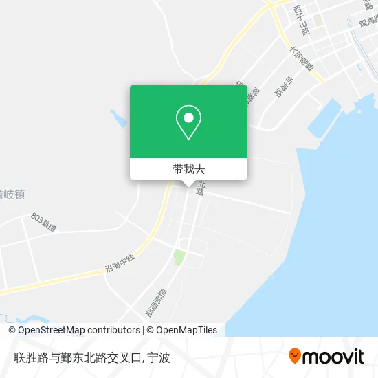 联胜路与鄞东北路交叉口地图