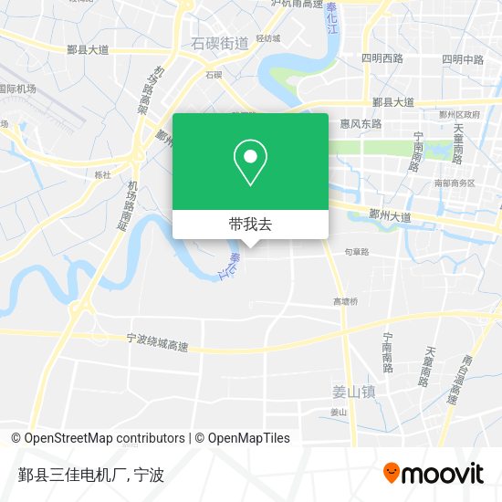 鄞县三佳电机厂地图