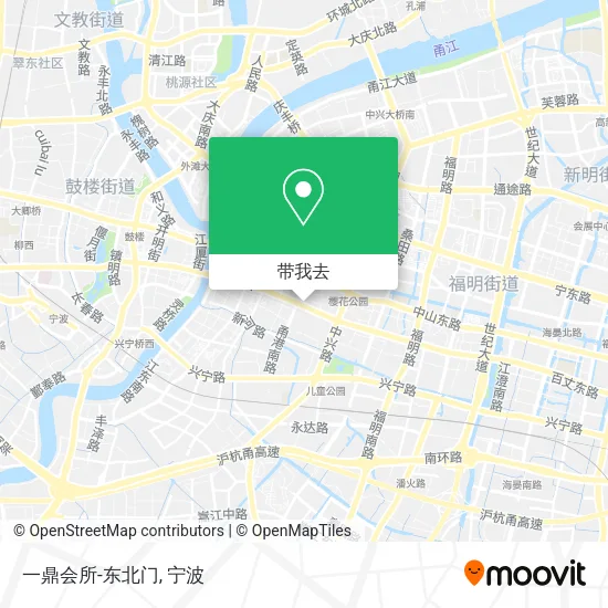 一鼎会所-东北门地图