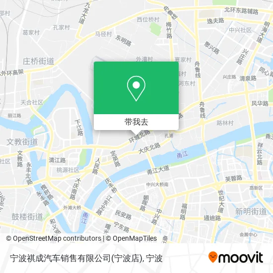 宁波祺成汽车销售有限公司(宁波店)地图