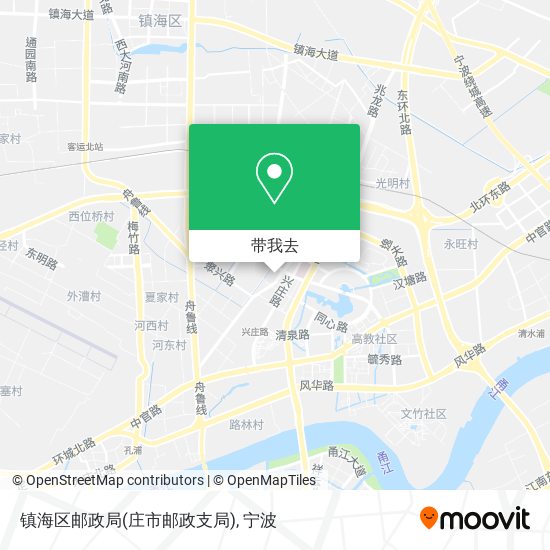 镇海区邮政局(庄市邮政支局)地图