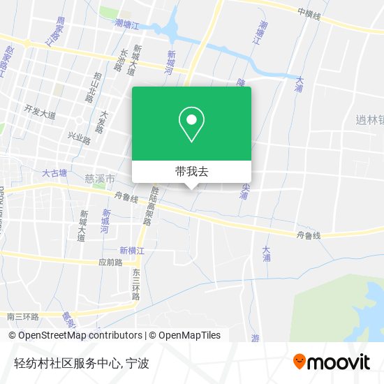 轻纺村社区服务中心地图