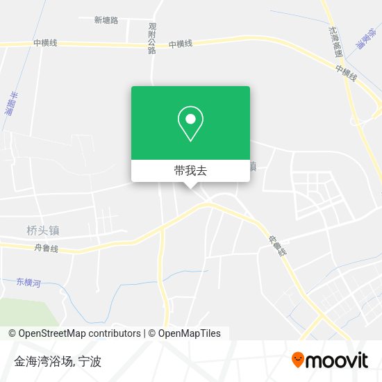 金海湾浴场地图