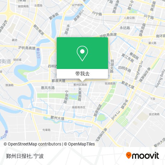 鄞州日报社地图