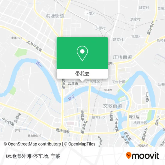 绿地海外滩-停车场地图