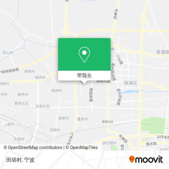 田胡村地图