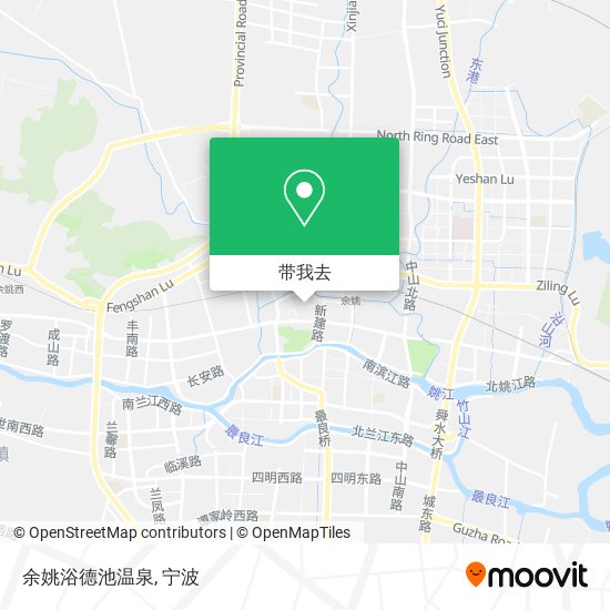 余姚浴德池温泉地图