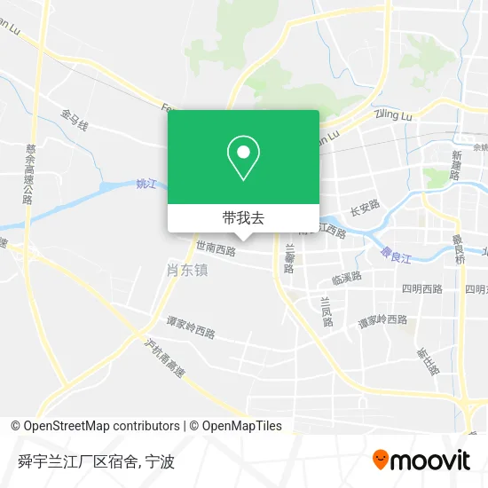 舜宇兰江厂区宿舍地图