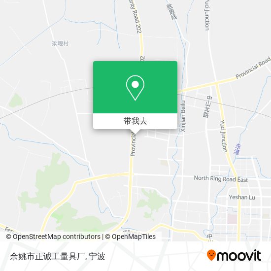 余姚市正诚工量具厂地图