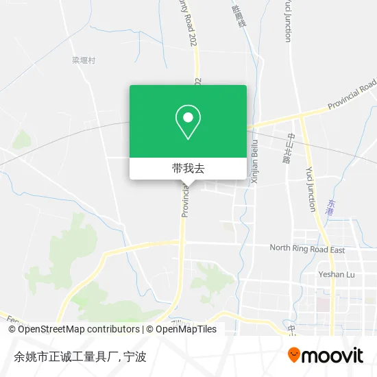 余姚市正诚工量具厂地图