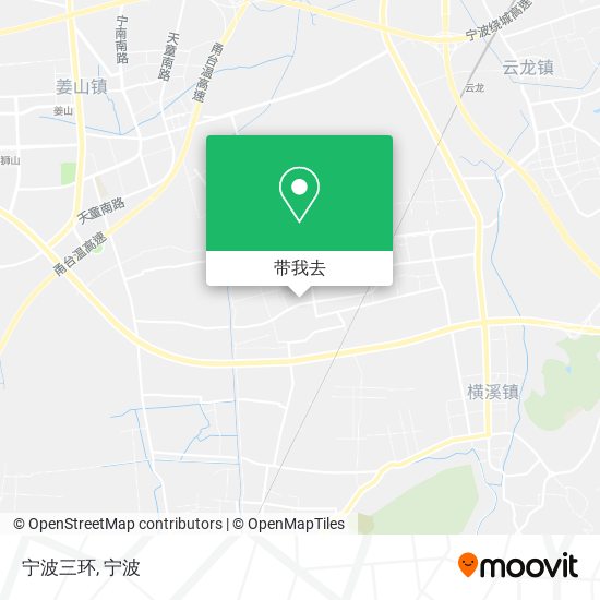 宁波三环地图