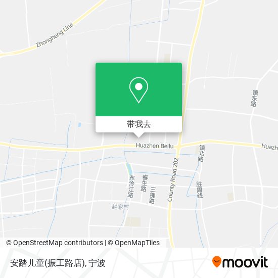 安踏儿童(振工路店)地图