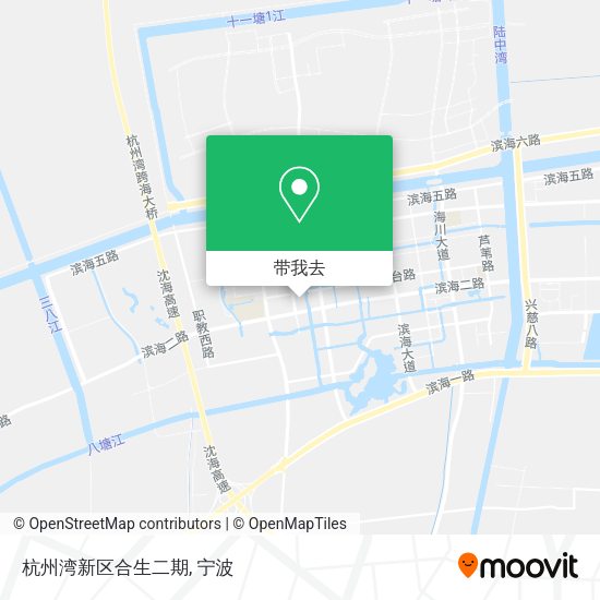 杭州湾新区合生二期地图