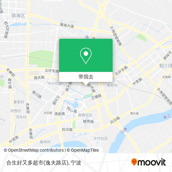 合生好又多超市(逸夫路店)地图