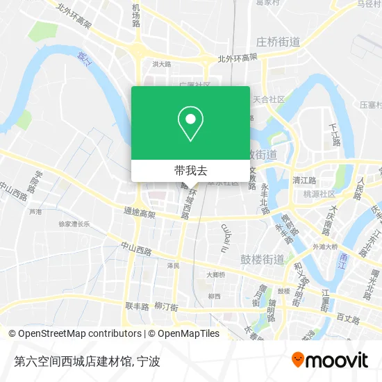 第六空间西城店建材馆地图