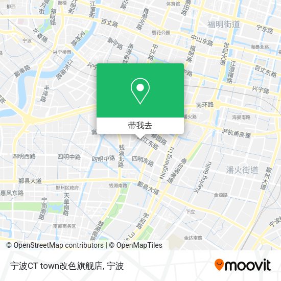 宁波CT town改色旗舰店地图
