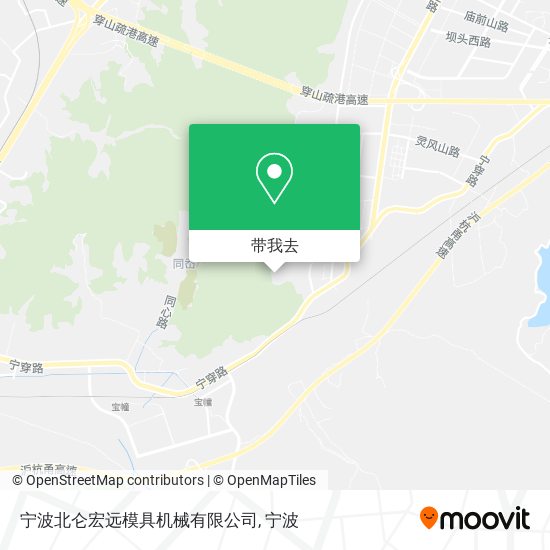 宁波北仑宏远模具机械有限公司地图