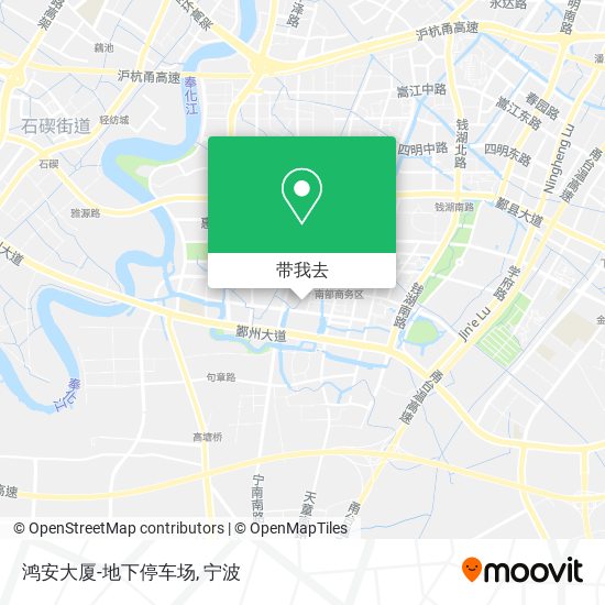鸿安大厦-地下停车场地图