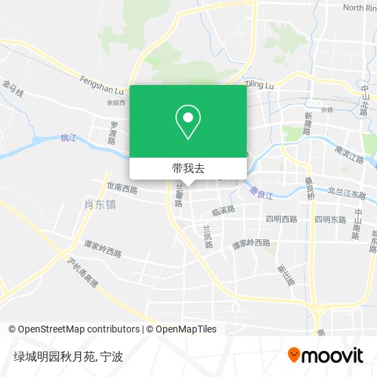 绿城明园秋月苑地图