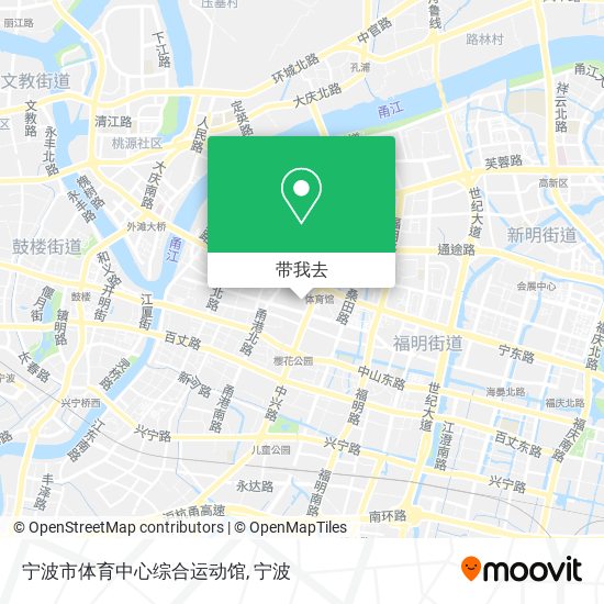 宁波市体育中心综合运动馆地图