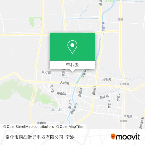 奉化市康凸滑导电器有限公司地图