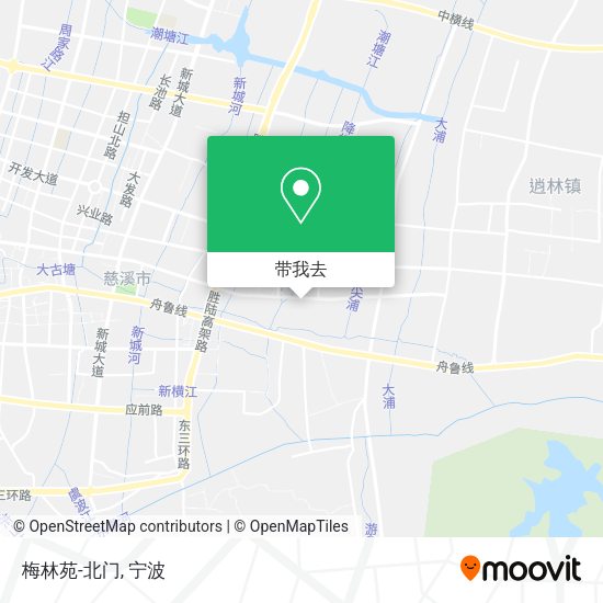 梅林苑-北门地图