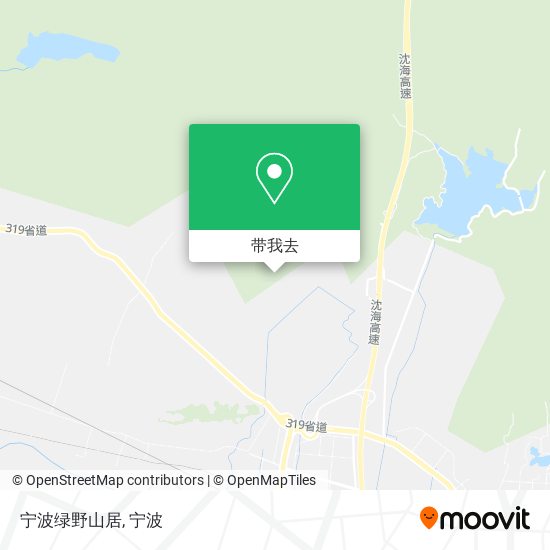 宁波绿野山居地图