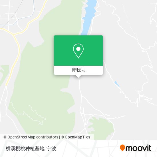横溪樱桃种植基地地图