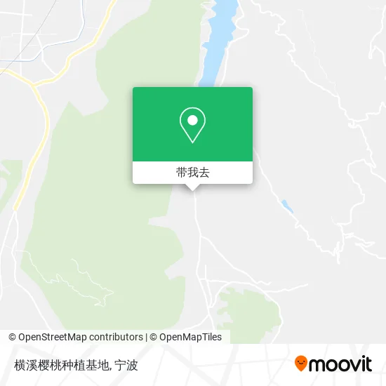 横溪樱桃种植基地地图