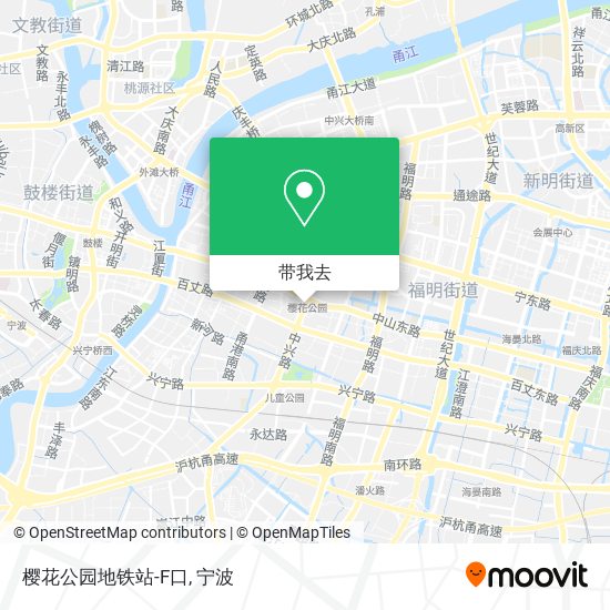 樱花公园地铁站-F口地图